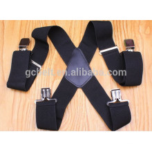 Cinturón elástico negro para hombre con 5cm de ancho